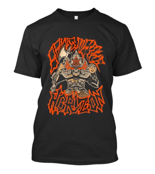 Bring Me The Horizon Warrior Skull BMTH Star Flame T-Shirt