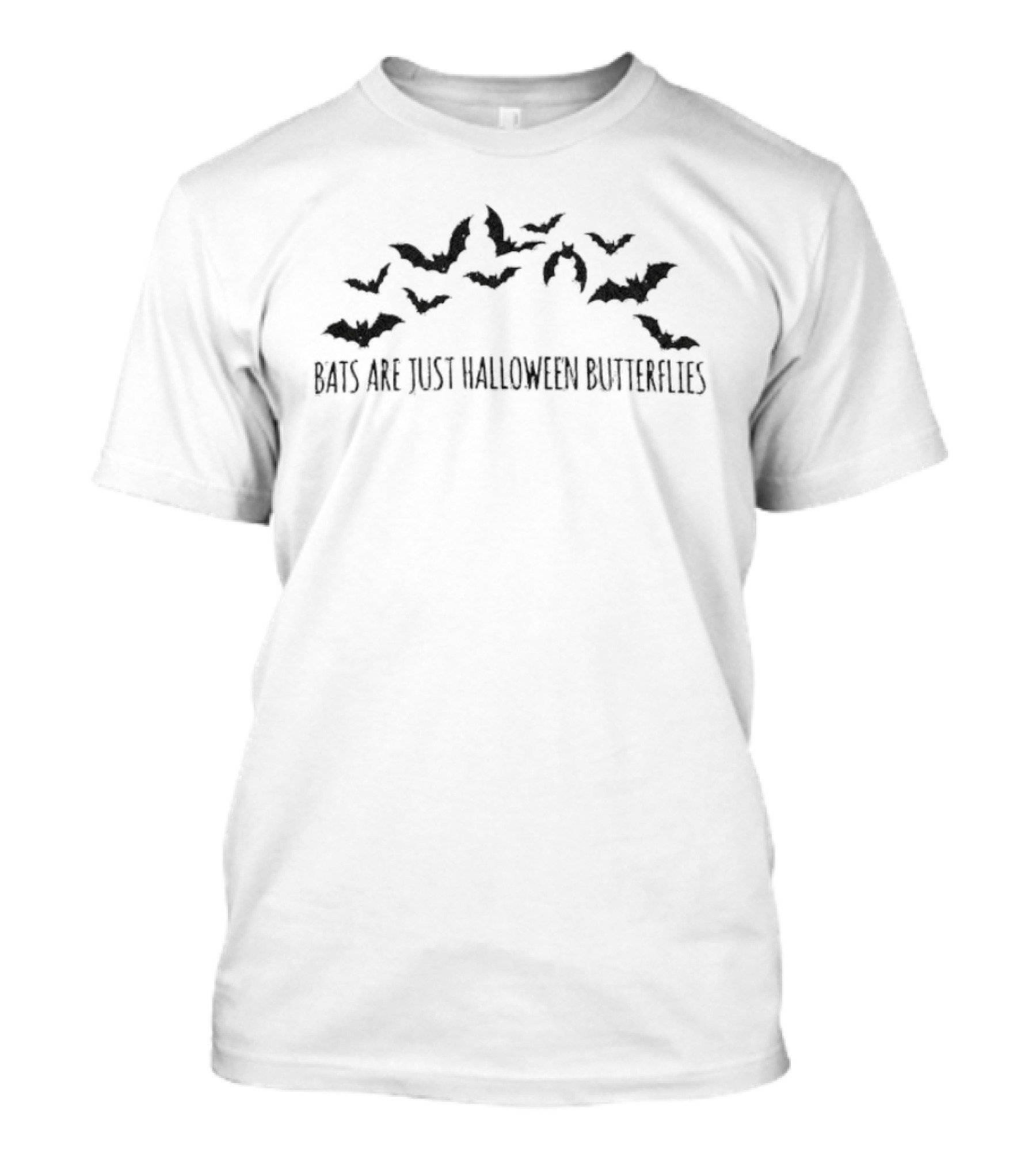 Bats Are Just Halloween Butterflies Funny Spooky T-Shirt