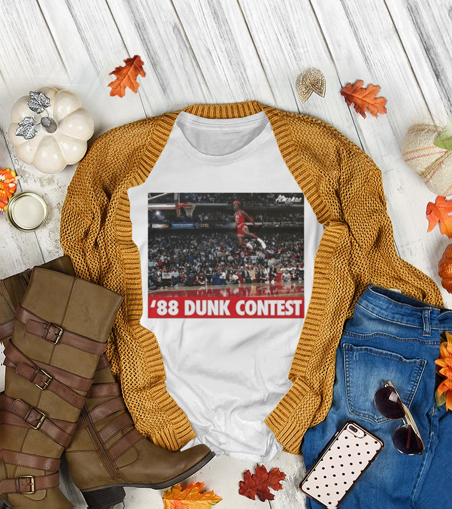 Michael Jordan 1988 Dunk Contest Chicago Bulls Almako Basketball NBA Legend T-Shirt