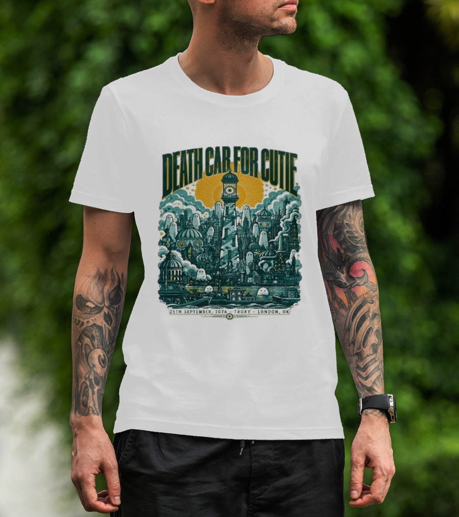 Death Cab For Cutie 25th September 2026 Troxy London UK T-Shirt