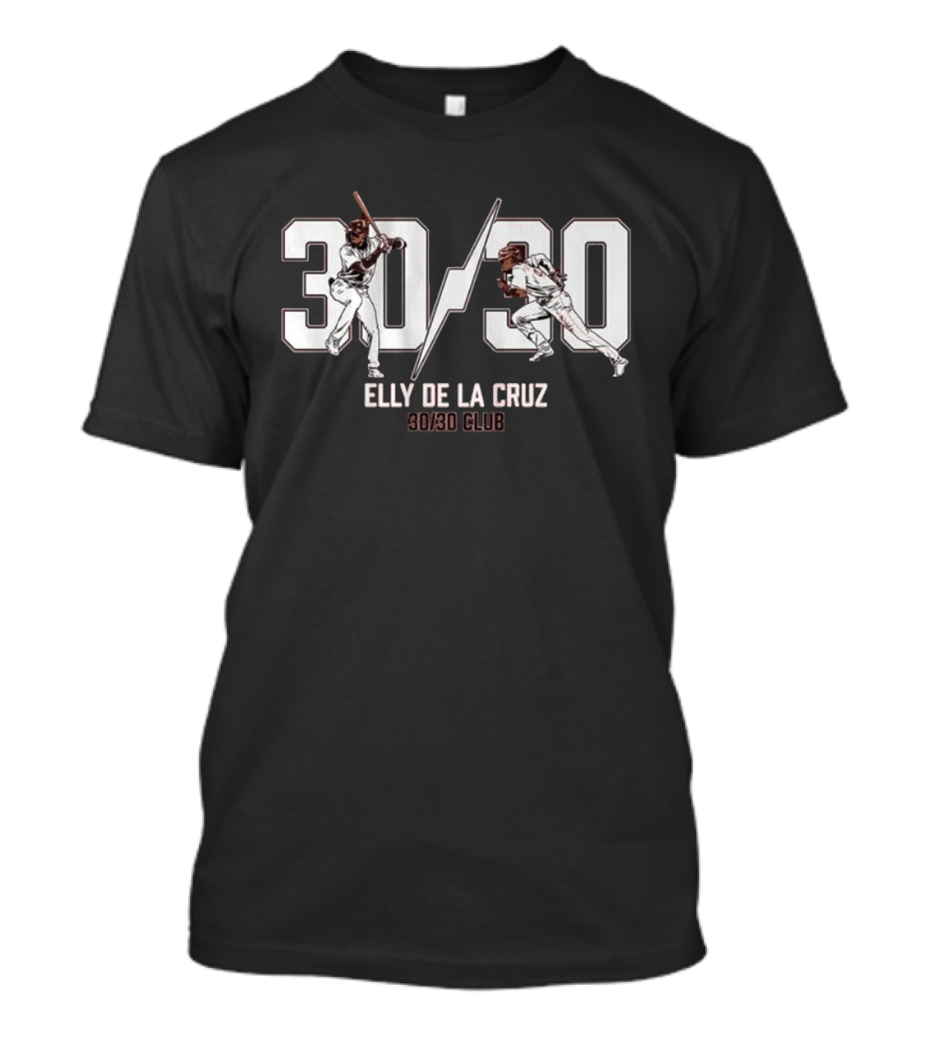 Elly De La Cruz 30/30 Club Baseball Achievement Sports Fan Recognition T-Shirt