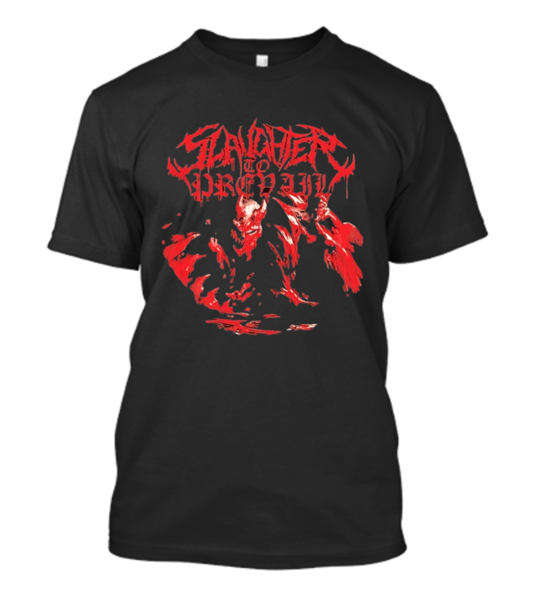 Slaughter To Prevail Demon Deathcore Metal Band Red Inferno T-Shirt