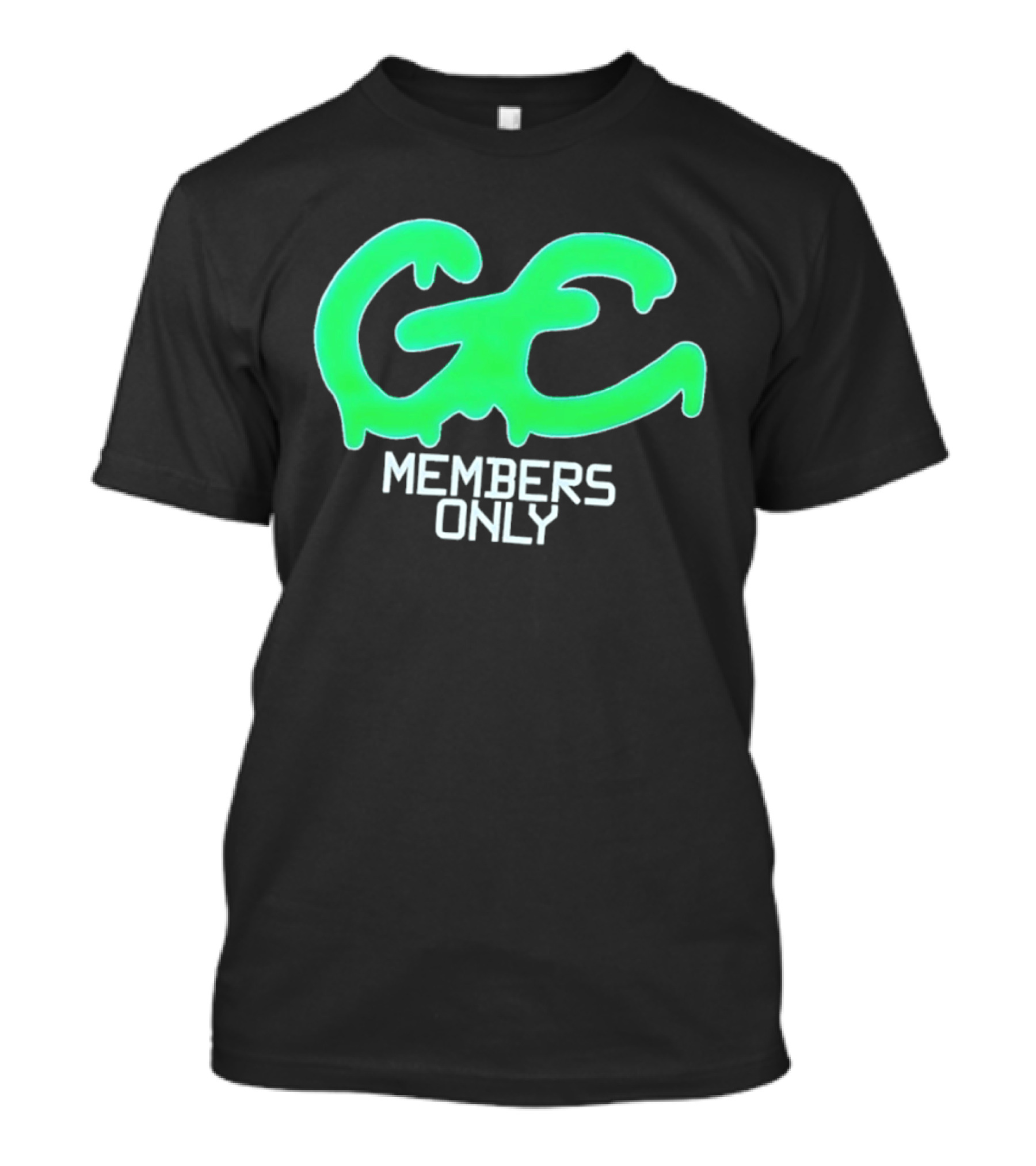 GC Members Only Slime Green Dripping T-Shirt
