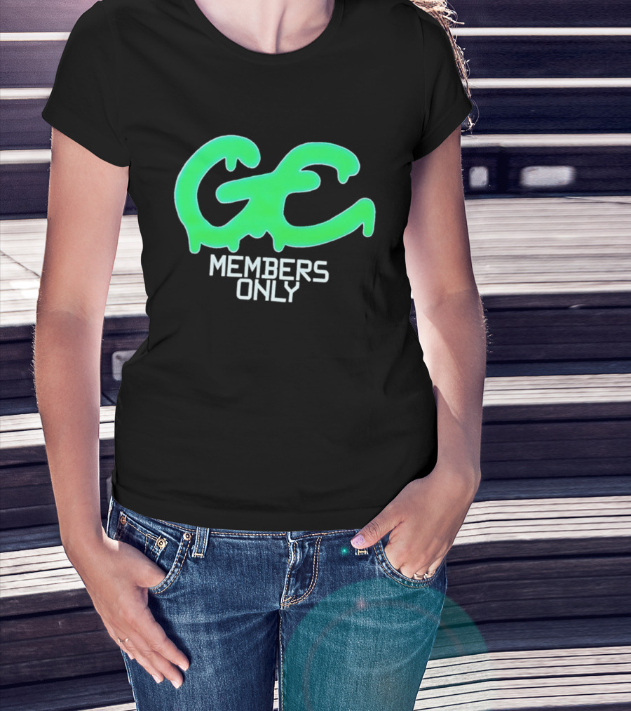 GC Members Only Slime Green Dripping T-Shirt