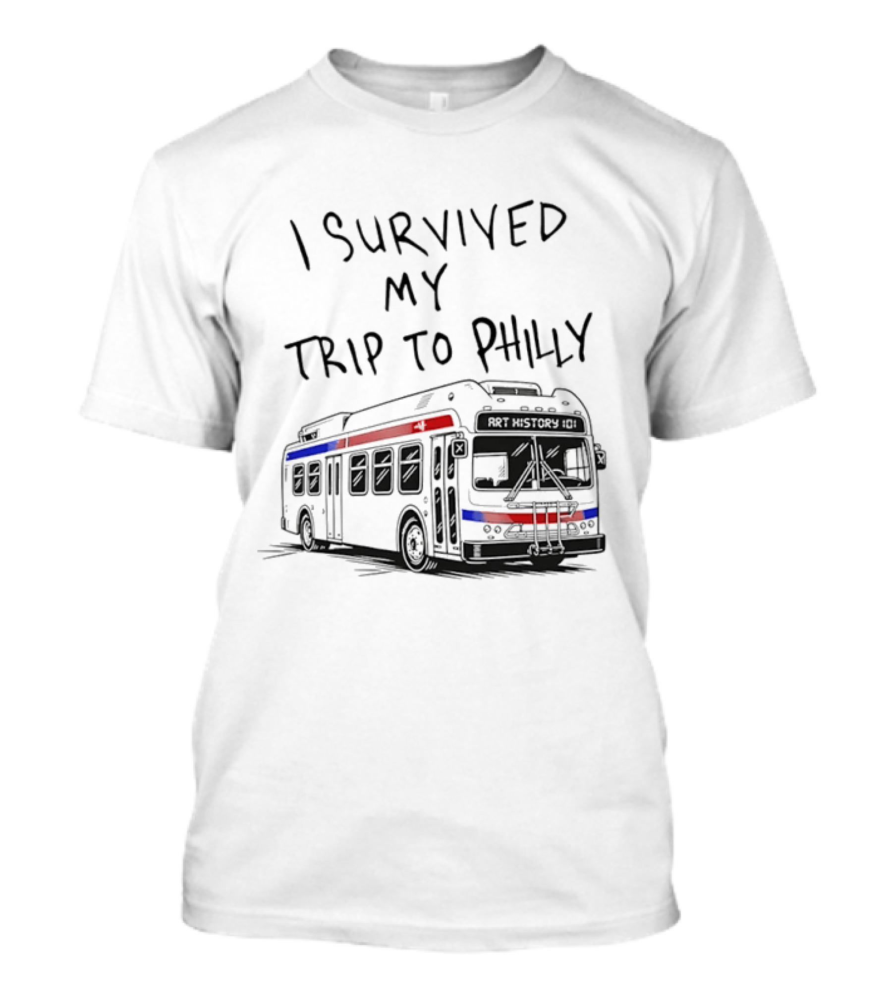 I Survived My Trip To Philly Bus Adventure T-Shirt