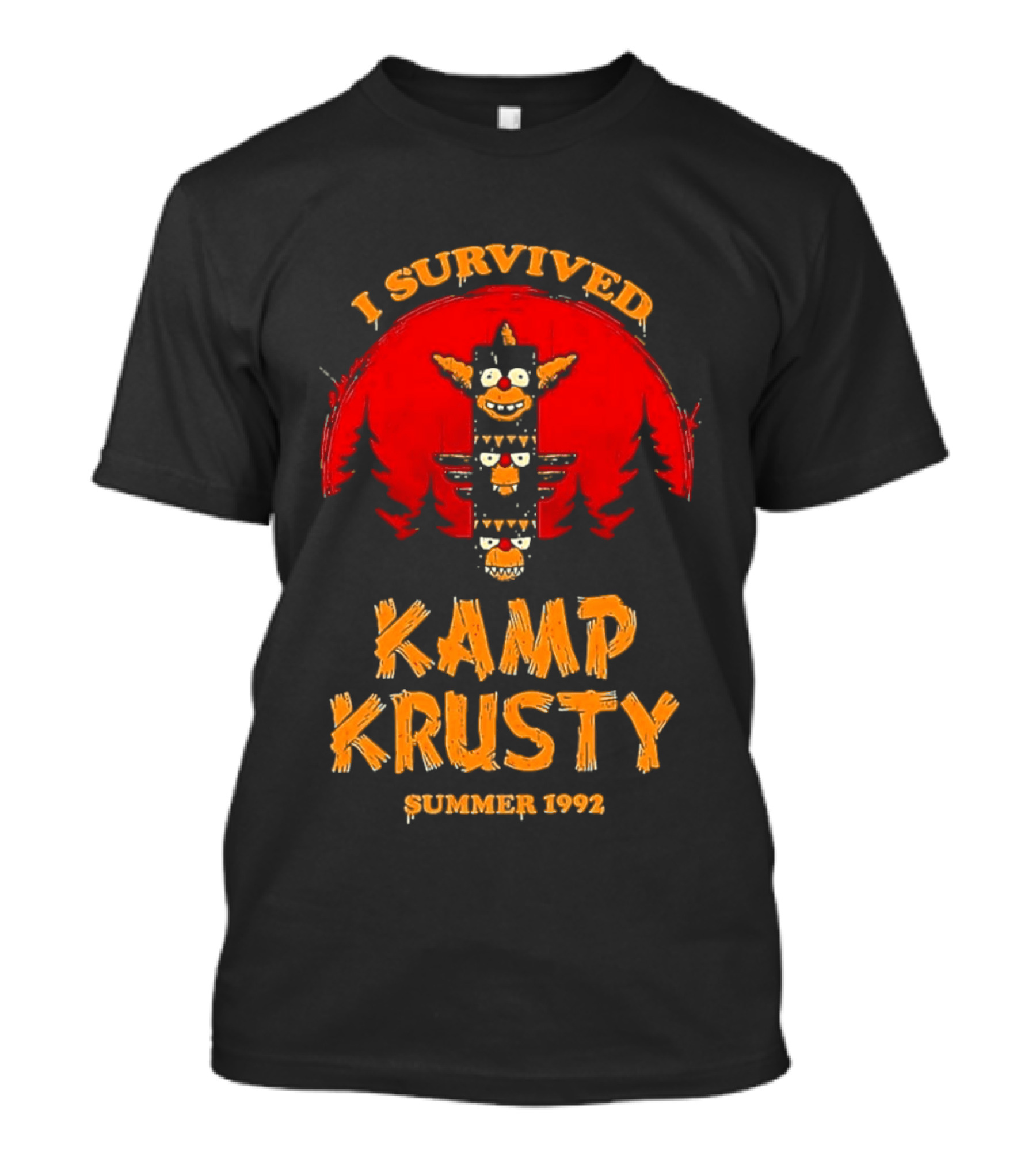 I Survived Kamp Krusty Summer 1992 Nostalgic Cartoon Adventure T-Shirt