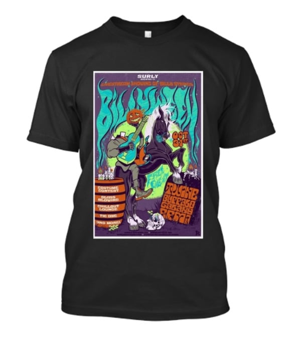 Surly Brewing Co Livestream Billy Strings Halloween Event 10.31.2026 Toucan Buffalo Galaxy Barn T-Shirt