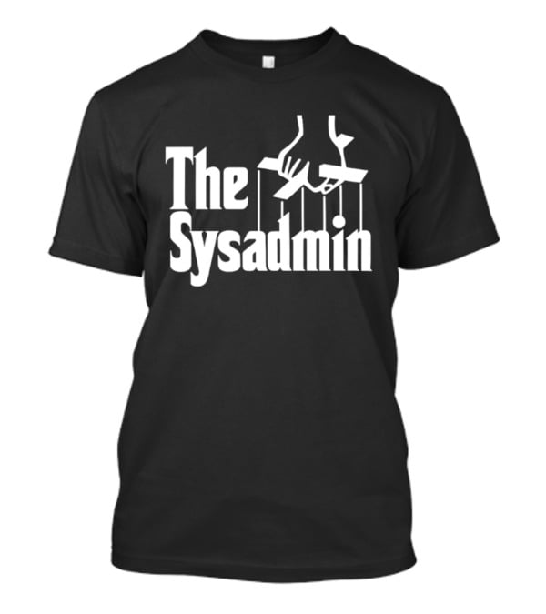 The Sysadmin Puppet Master System Administrator Iconic Hands Strings T-Shirt