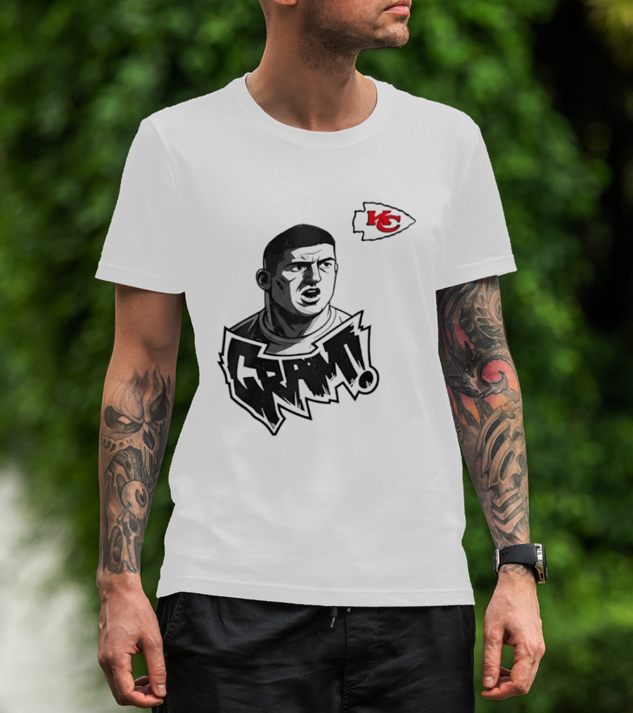 Travis Kelce Kansas City Chiefs GRAM NFL Football Star T-Shirt
