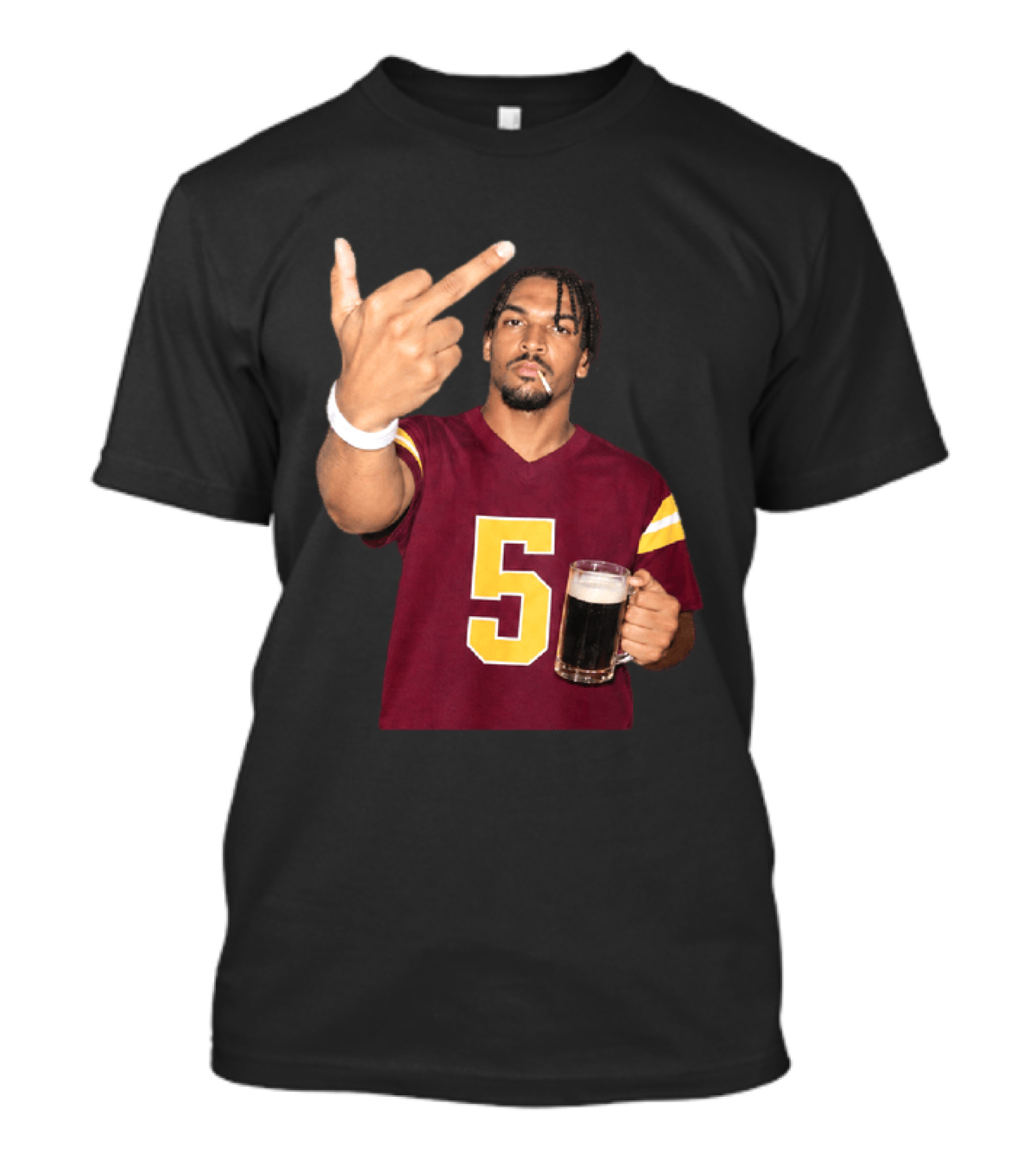 Jayden Daniels Middle Finger T-Shirt