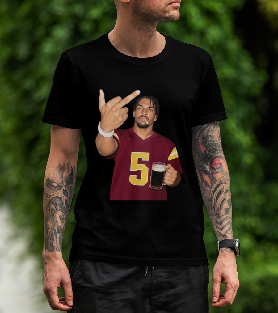 Jayden Daniels Middle Finger T-Shirt