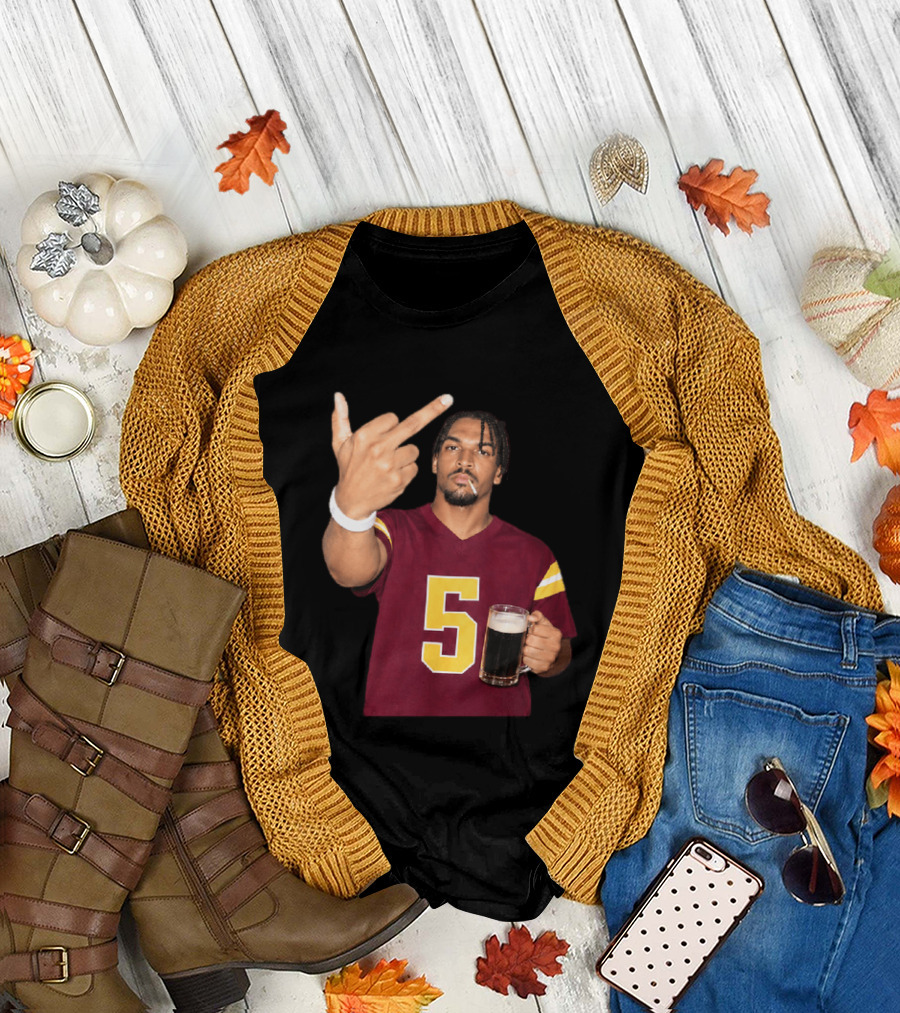 Jayden Daniels Middle Finger T-Shirt