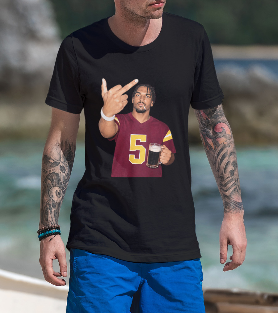 Jayden Daniels Middle Finger T-Shirt