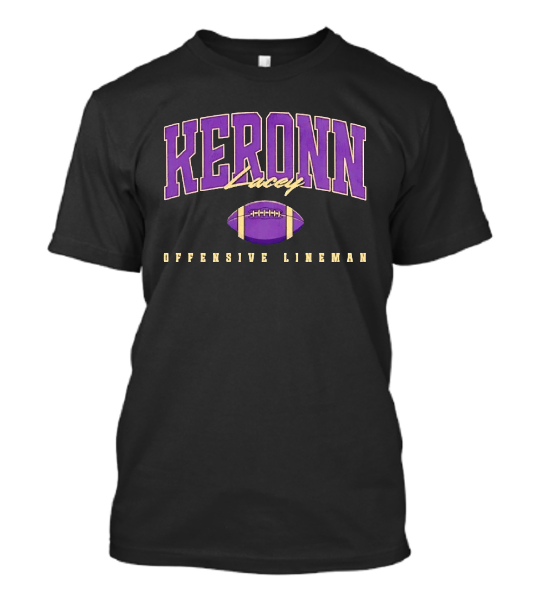 Keronn Lacey Offensive Lineman Football T-Shirt