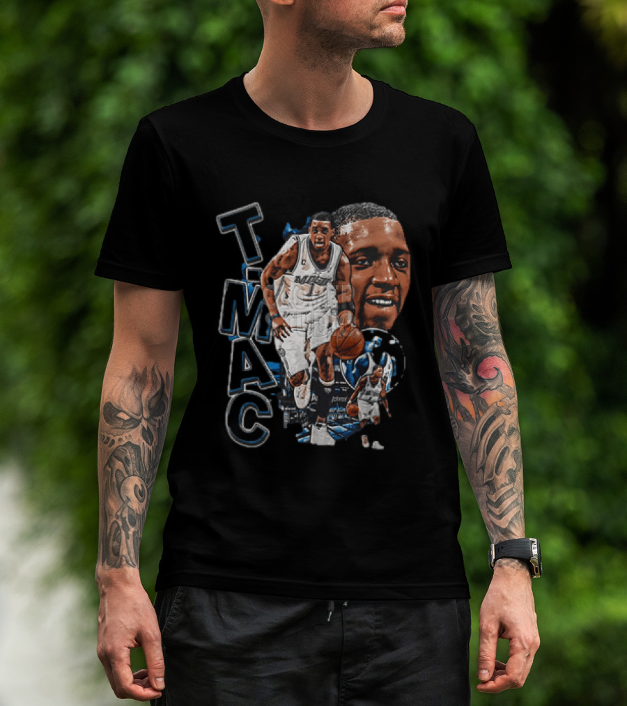 Tracy McGrady MAC Orlando Magic NBA Basketball Player 2 Sided T-Shirt