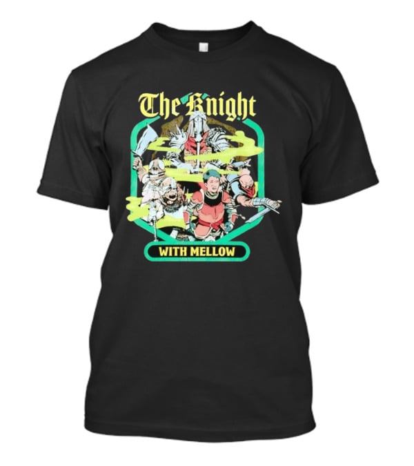 The Knight With Mellow Distressed Fantasy Warrior T-Shirt