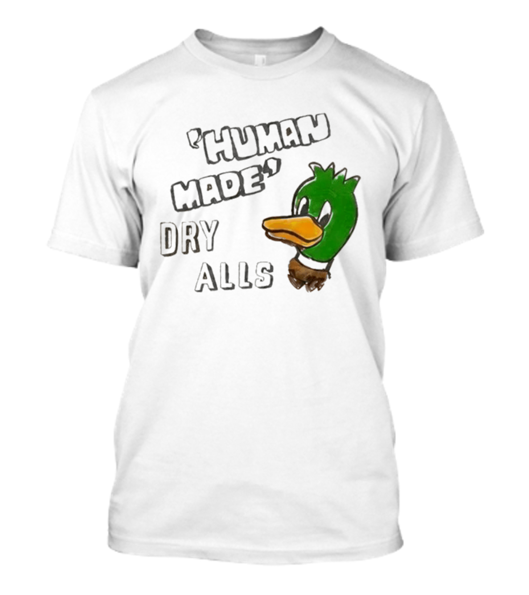 J Hope Human Made Dry Alls Green Mallard Duck T-Shirt