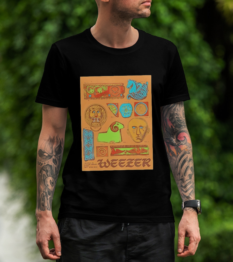 Weezer Detroit Little Caesars Arena September 27 2024 T-Shirt