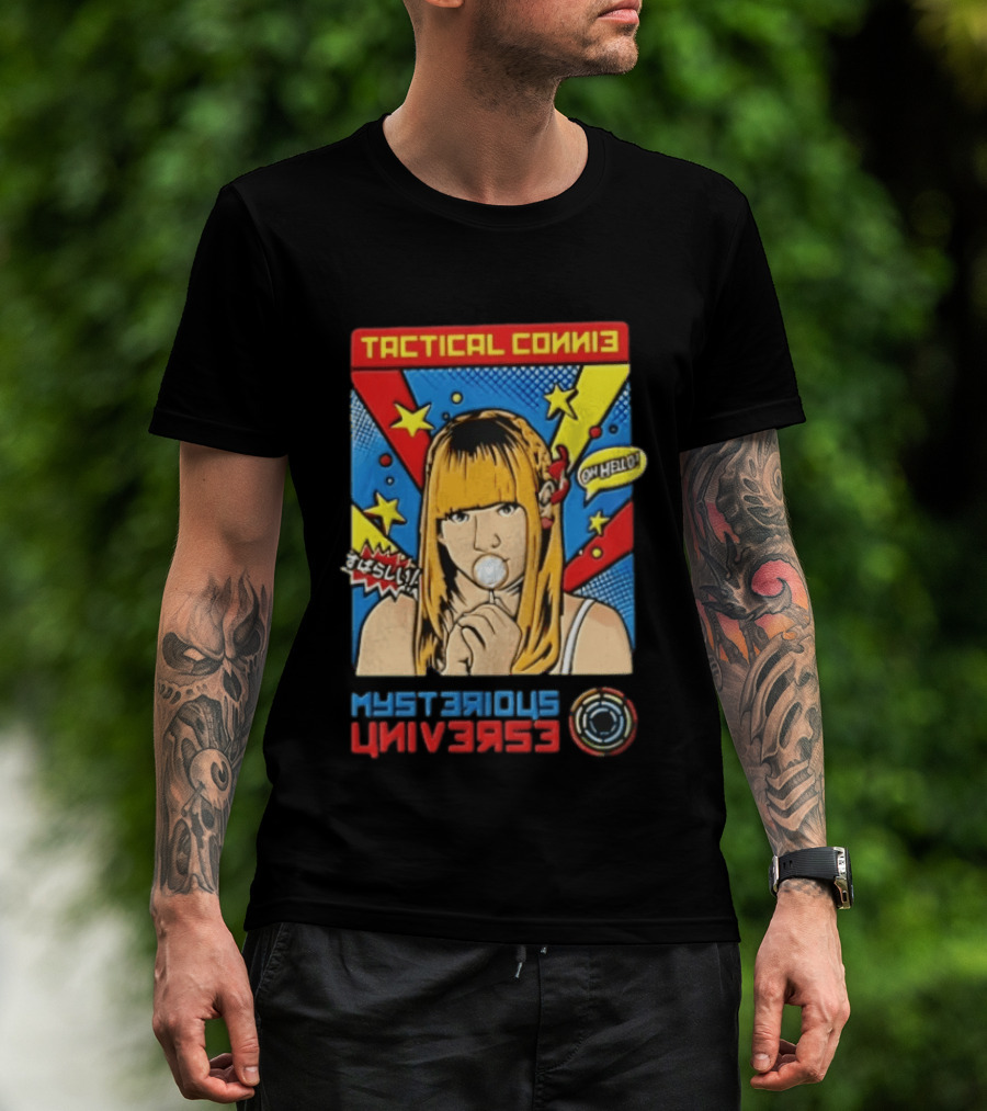 Tactical Connie Mysterious Universe Pop Art Comic T-Shirt