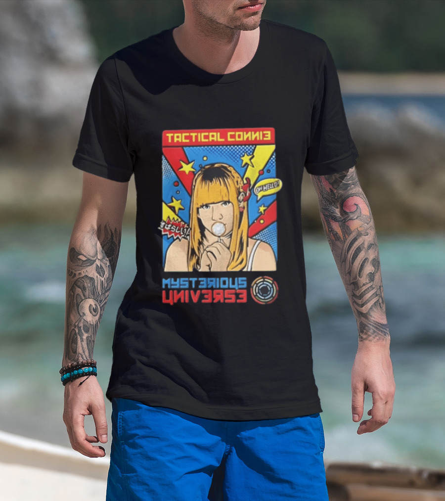 Tactical Connie Mysterious Universe Pop Art Comic T-Shirt