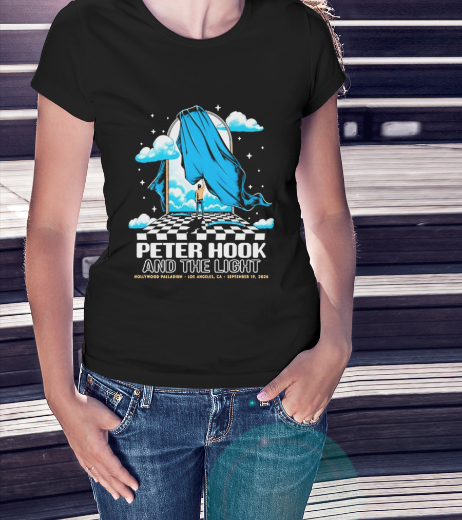 Peter Hook And The Light Live Concert Hollywood Palladium Los Angeles September 19 2026 T-Shirt