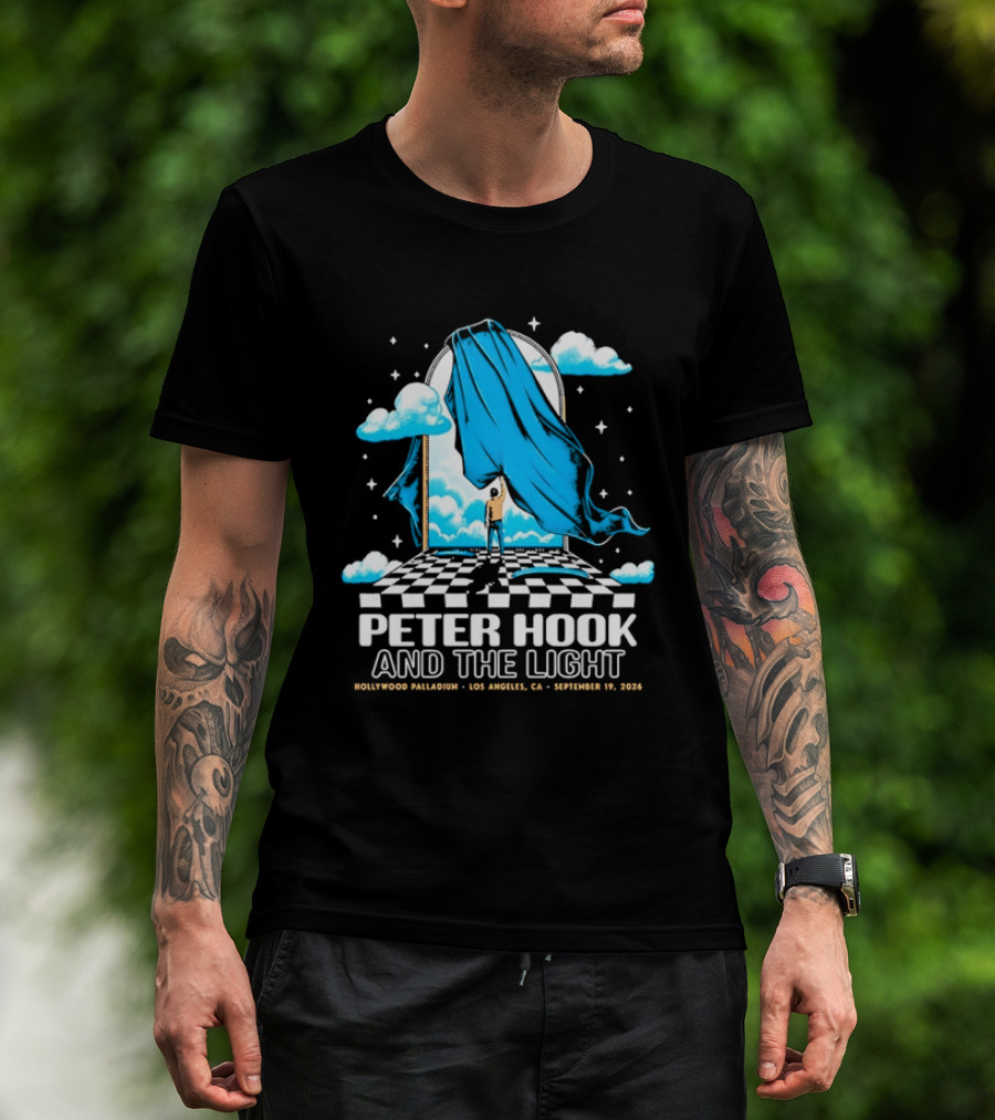 Peter Hook And The Light Live Concert Hollywood Palladium Los Angeles September 19 2026 T-Shirt