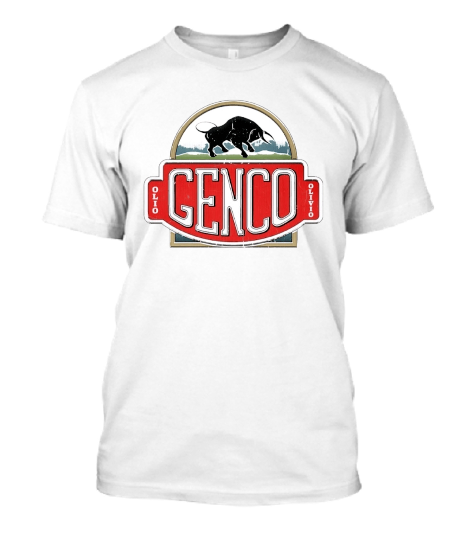 Genco Olive Oil The Godfather Bull Symbol Olio Olivo T-Shirt