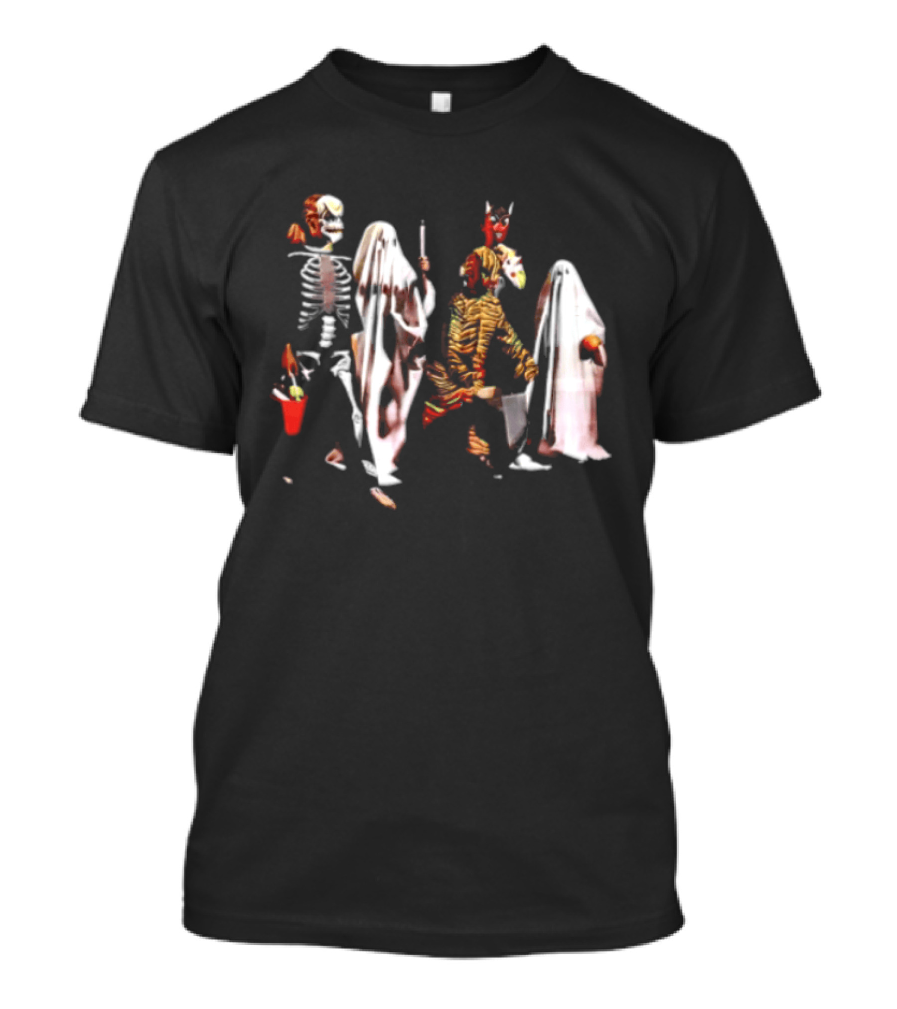 Skeleton Ghosts And Goblins Trick Or Treat Costumes For Kids Halloween T-Shirt