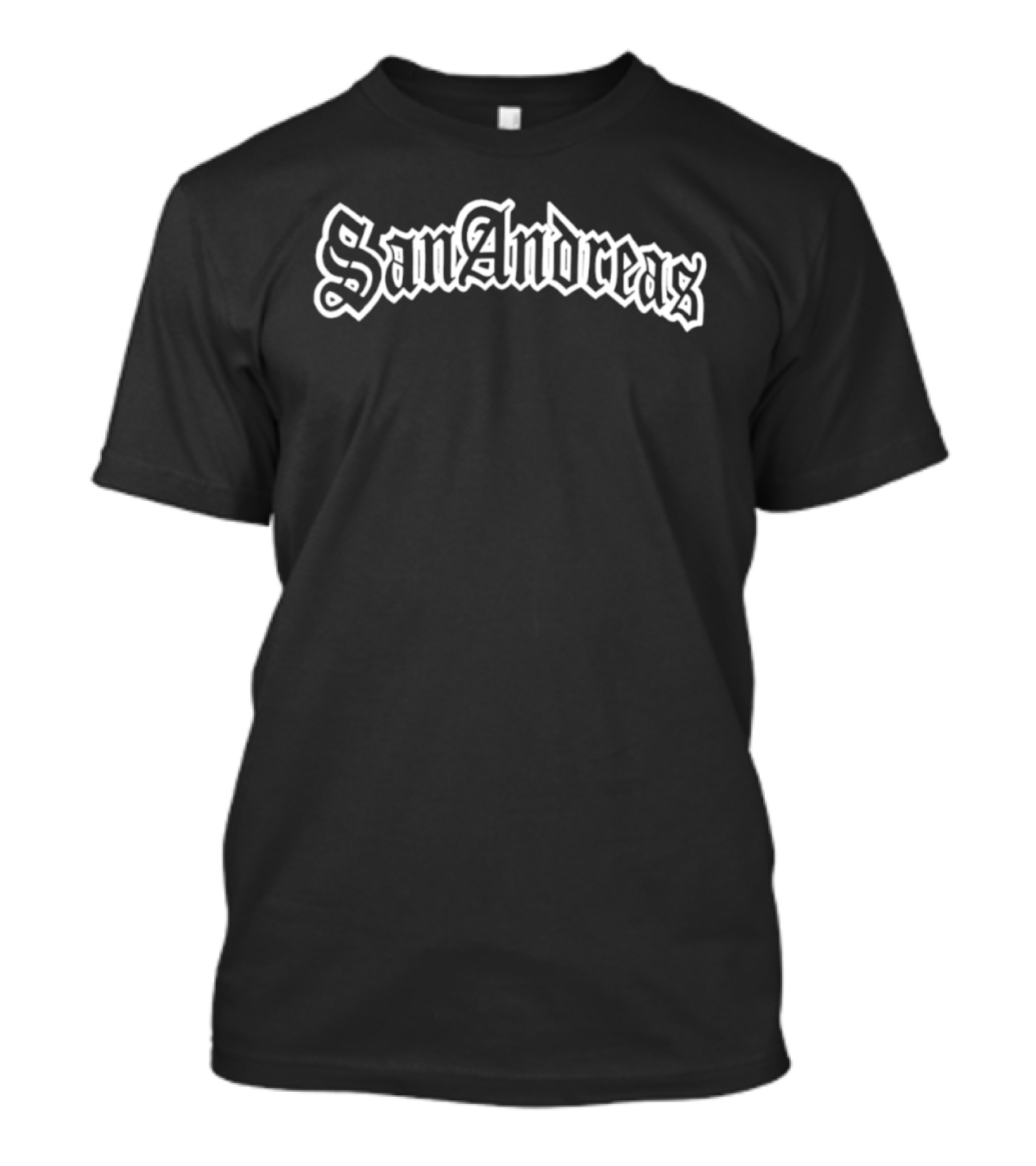San Andreas Grand Theft Auto GTA Video Game Classic Font T-Shirt