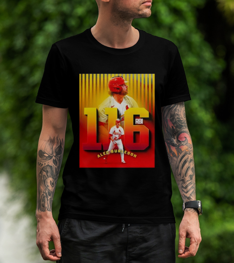 Alec Burleson 116 RBI St Louis Cardinals Baseball Highlights T-Shirt