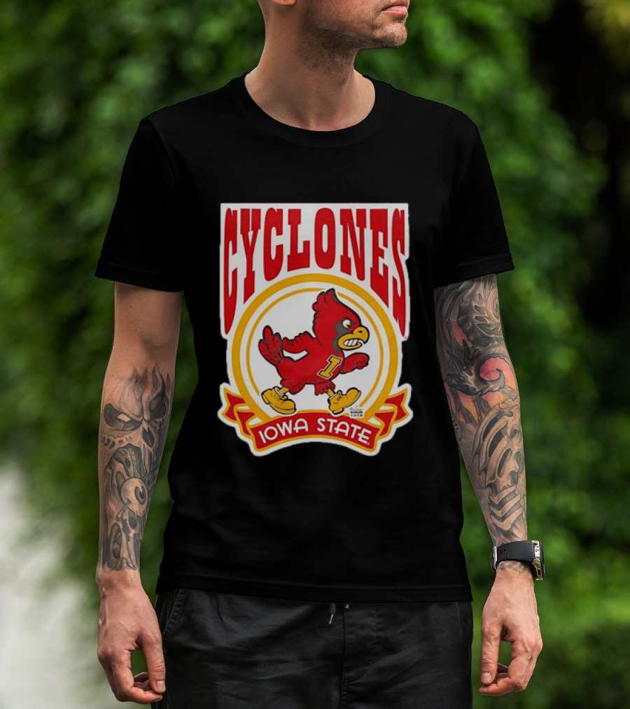 Iowa State Cyclones NCAA 1978 Mascot Bird T-Shirt