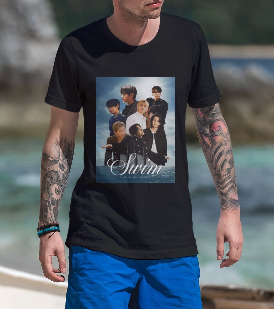 BTS Swim Song Of The Year VMAs Image With 'I Could Spend A Lifetime Ing You T-Shirt