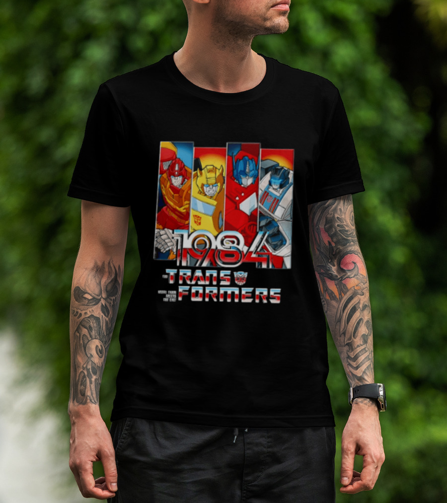 Transformers 1984 Hot Rod Bumblebee Optimus Prime Prowl Classic Characters T-Shirt