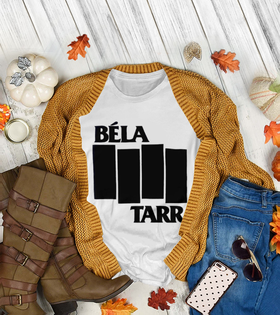 Béla Tarr Block Logo Homage Black Flag T-Shirt