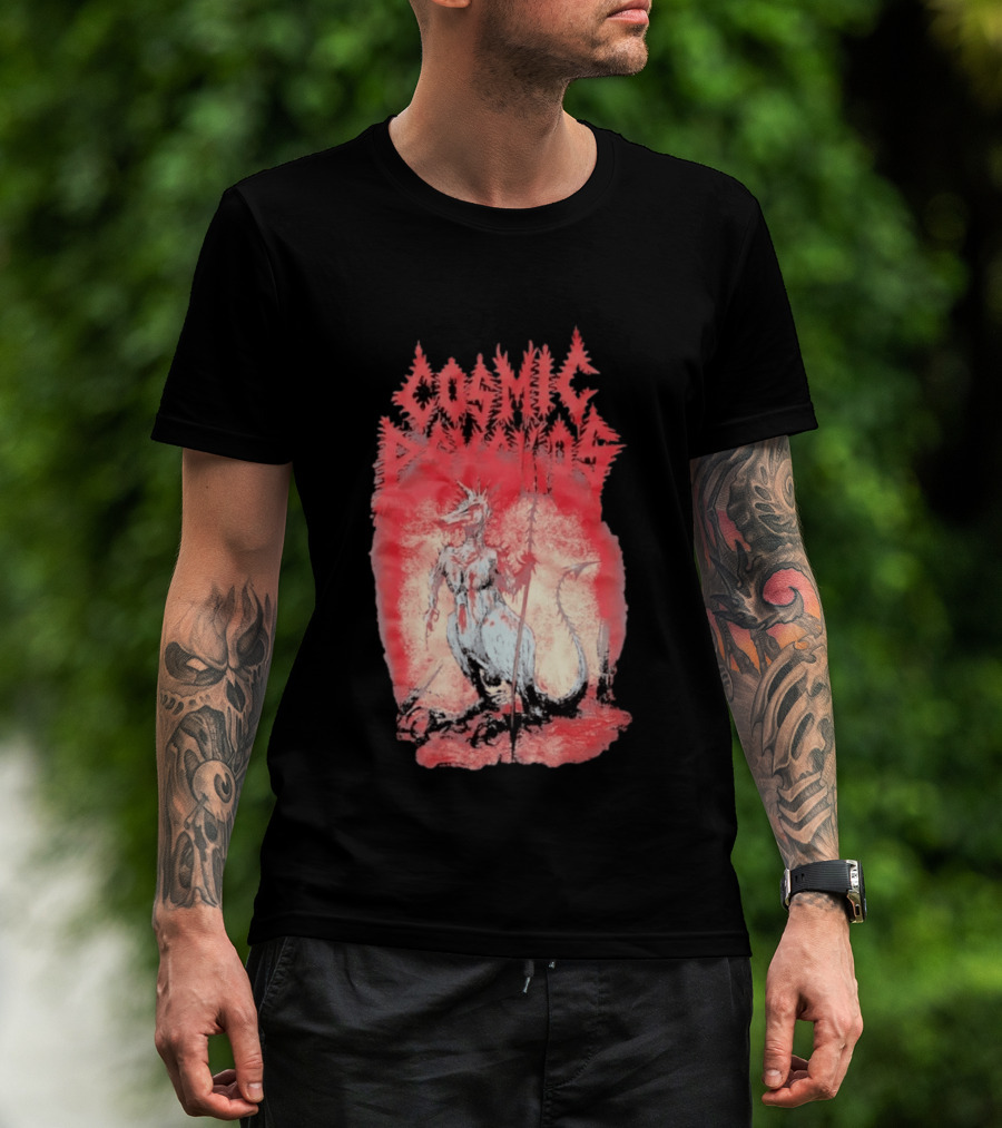 Cosmic Psychos Devil Kangaroo Australian Punk T-Shirt