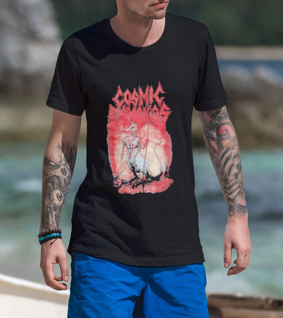 Cosmic Psychos Devil Kangaroo Australian Punk T-Shirt