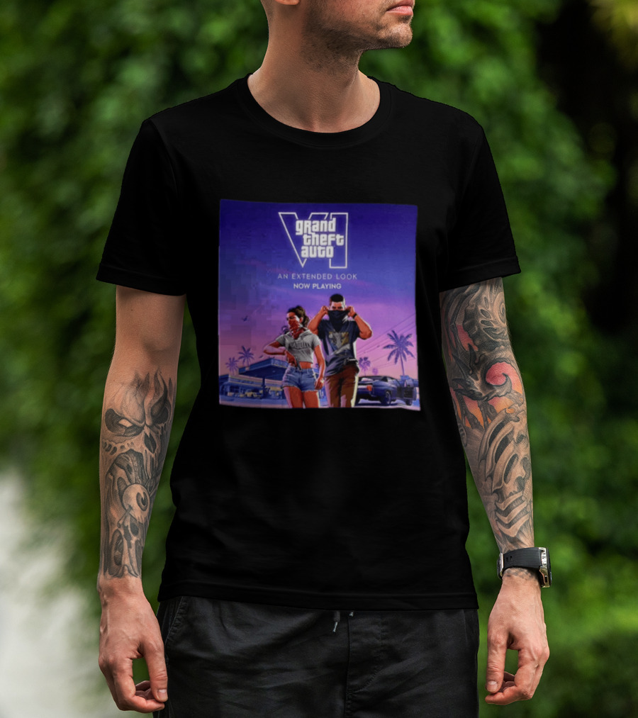 Grand Theft Auto VI Lucia Jason An Extended Look Now Playing T-Shirt