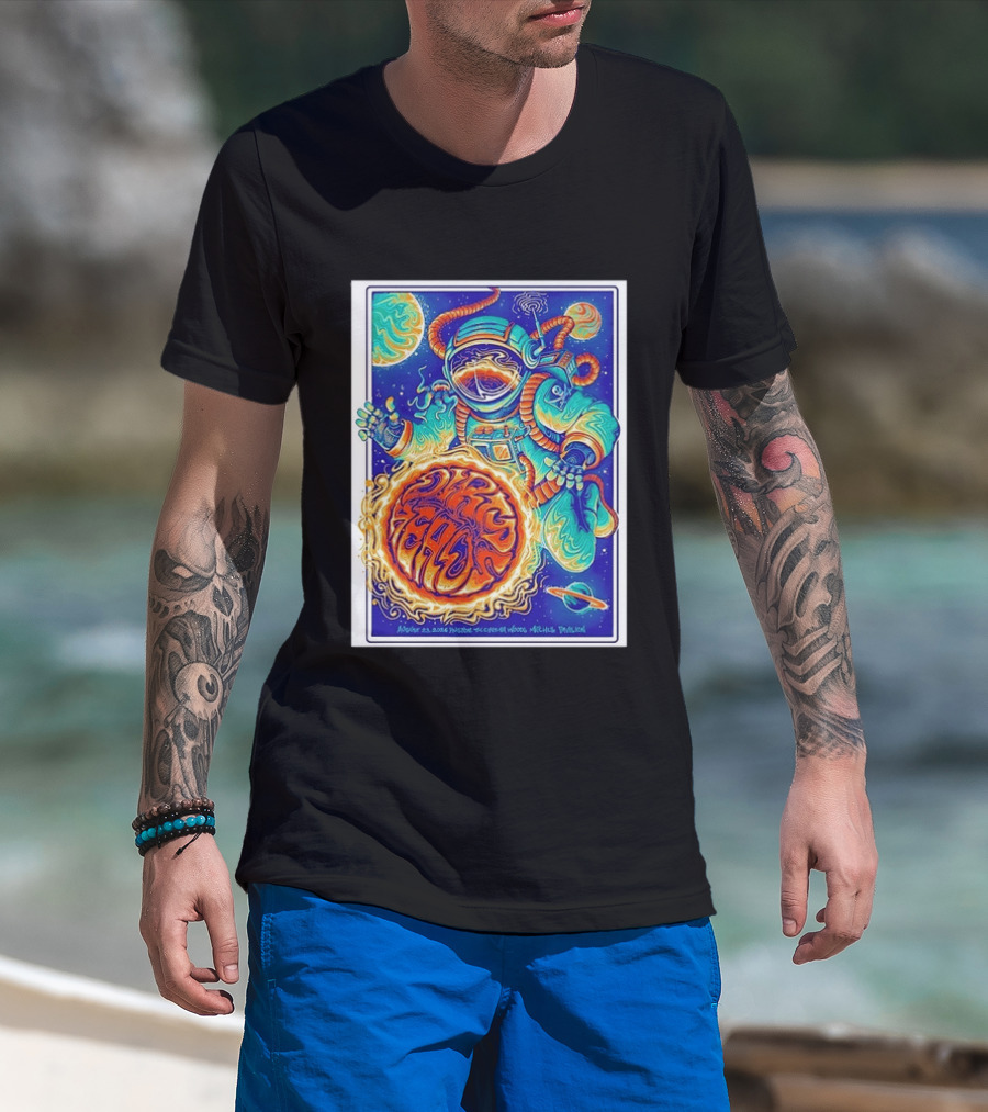 Dip Heads Astronaut Space Art August 23 2026 Houston TX Cynthia Woods Mitchell Pavilion T-Shirt