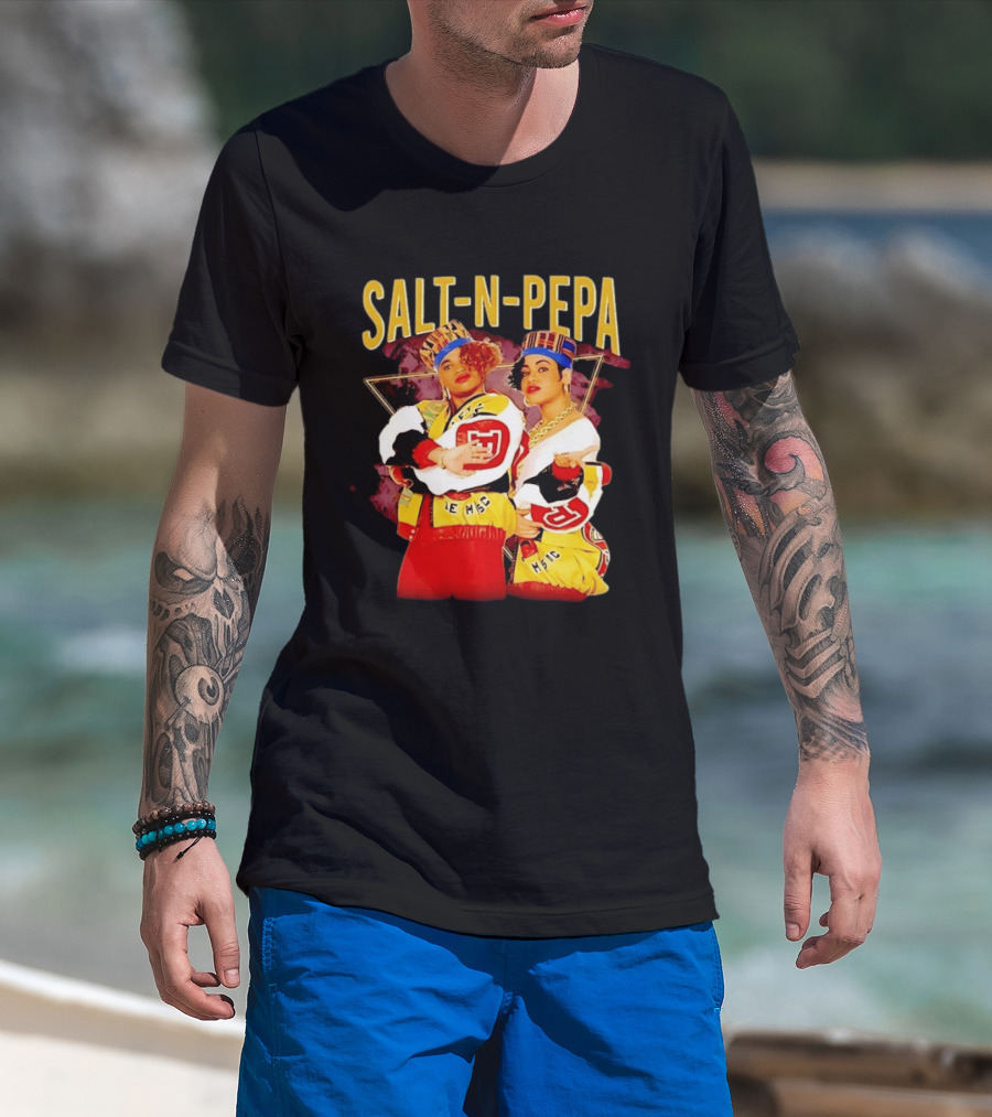 Salt N Pepa Iconic 90s Hip Hop Fashion T-Shirt