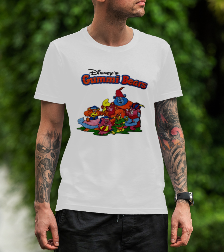 Disney's Gummi Bears 1985 Colorful Group Of Five Characters T-Shirt