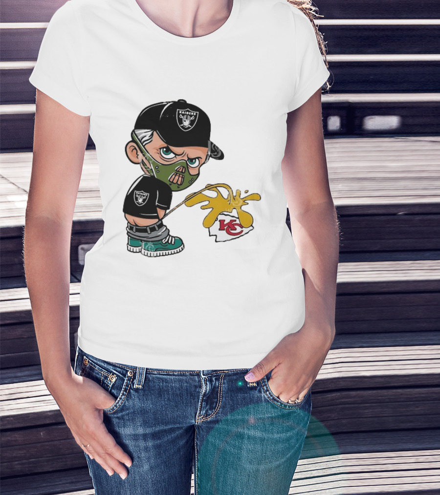 Las Vegas Raiders Fan Prank On Kansas City Chiefs Rivalry T-Shirt