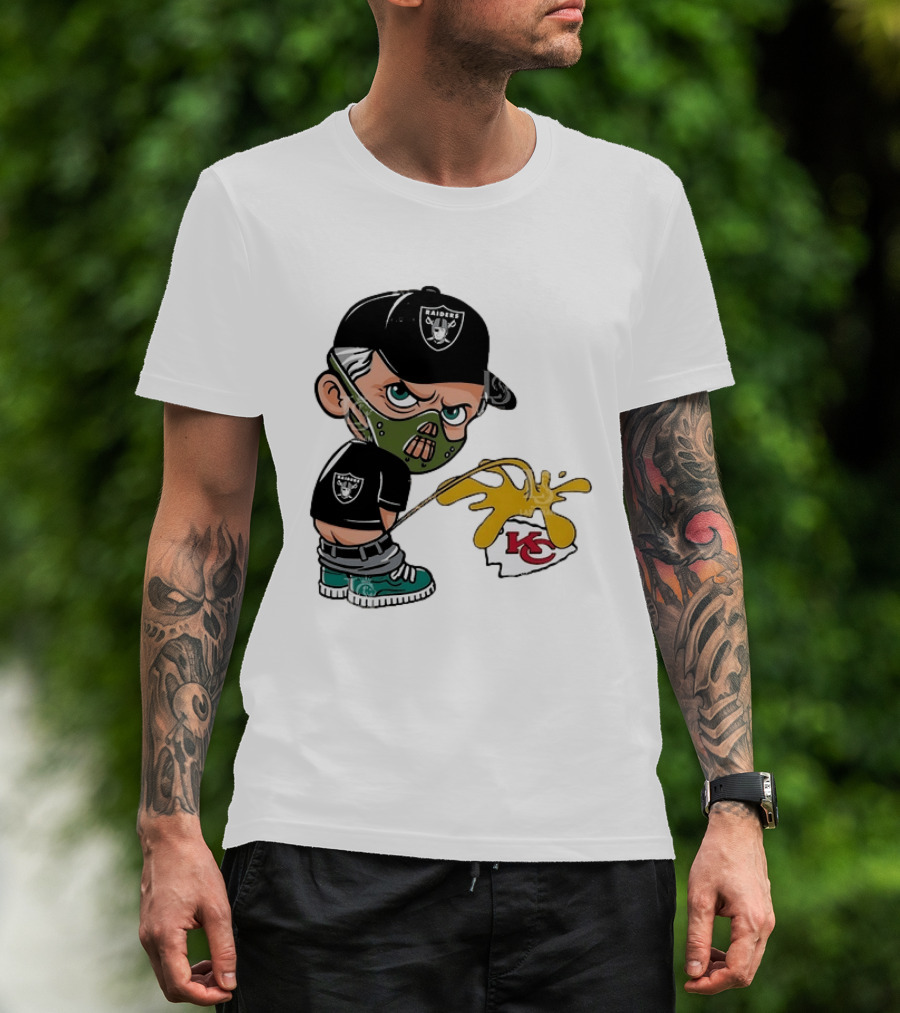 Las Vegas Raiders Fan Prank On Kansas City Chiefs Rivalry T-Shirt