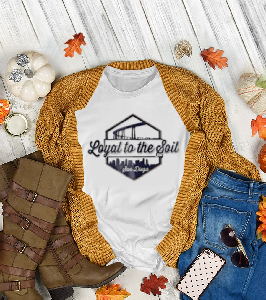 Loyal To The Soil San Diego Authentic Spirit Bridge Skyline T-Shirt