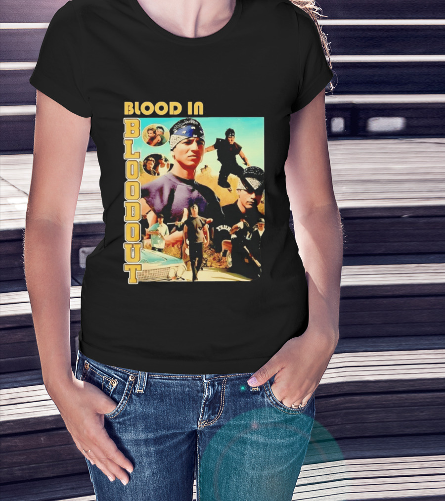 Blood In Blood Out 90s Cult Classic Movie T-Shirt