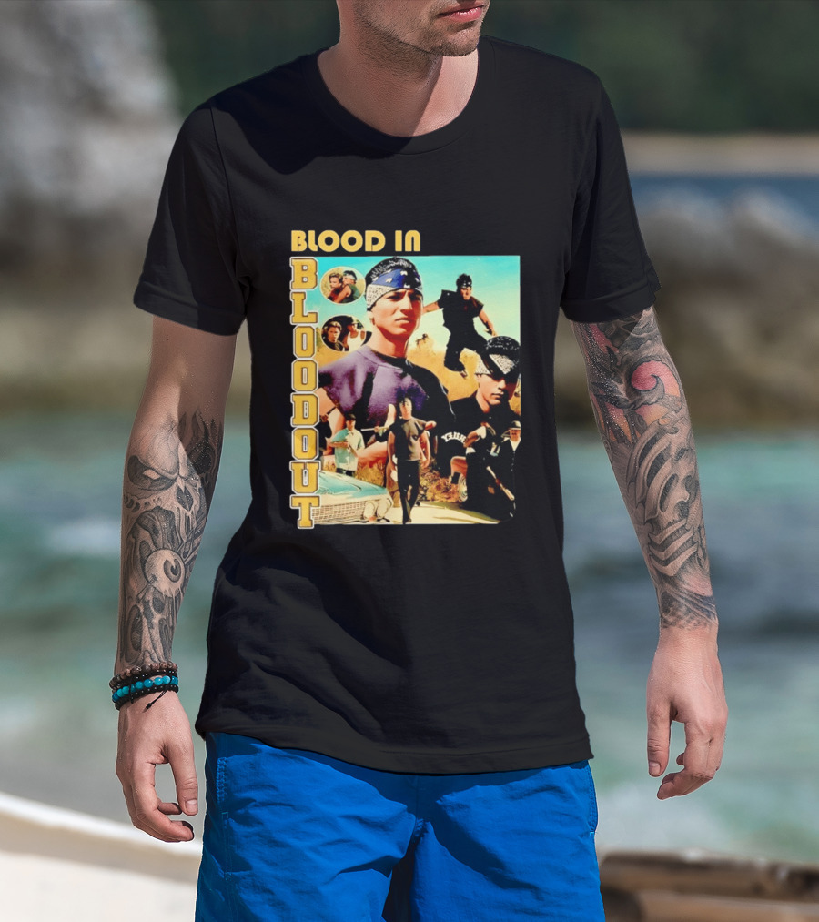 Blood In Blood Out 90s Cult Classic Movie T-Shirt