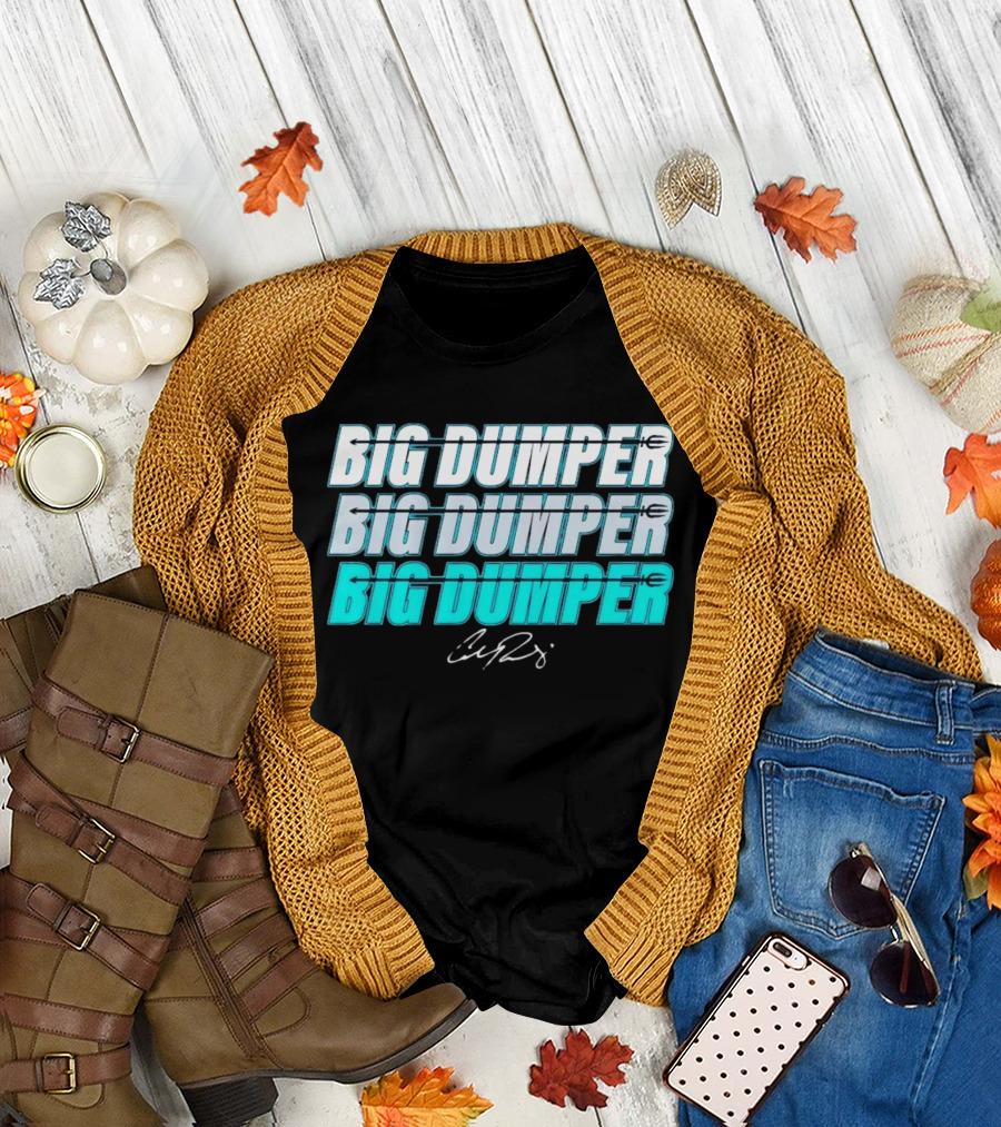 Cal Raleigh Big Dumper Seattle Mariners Baseball Signature T-Shirt