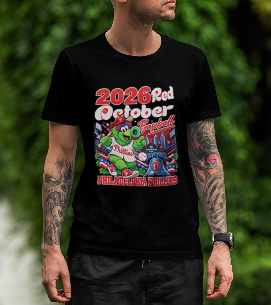 2026 Red October Baseball Philadelphia Phillies MLB Fanatic Phillies T-Shirt