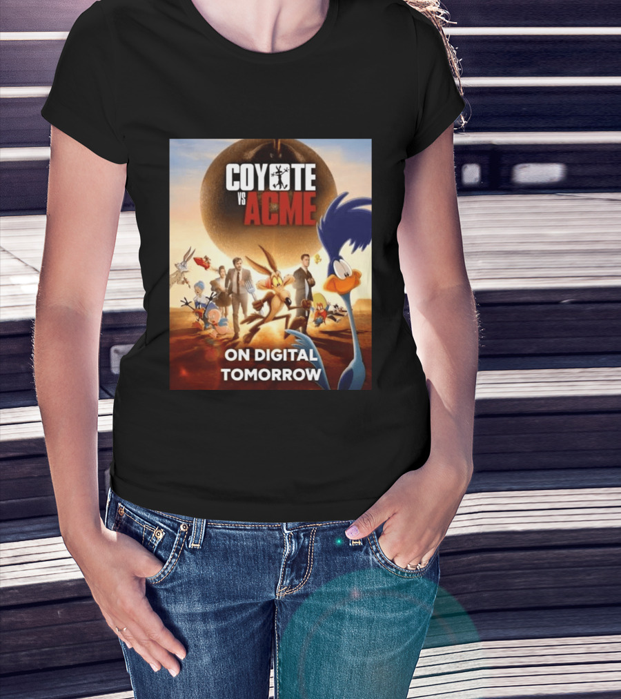 Coyote Vs Acme Digital Release Featuring Iconic Looney Tunes Characters T-Shirt