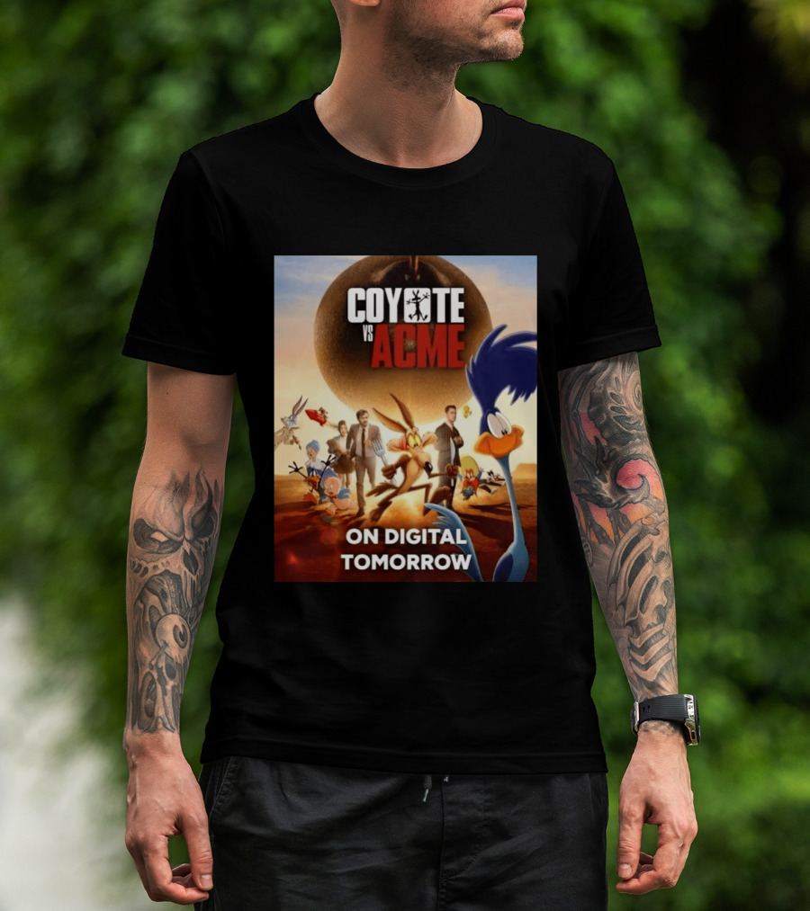 Coyote Vs Acme Digital Release Featuring Iconic Looney Tunes Characters T-Shirt