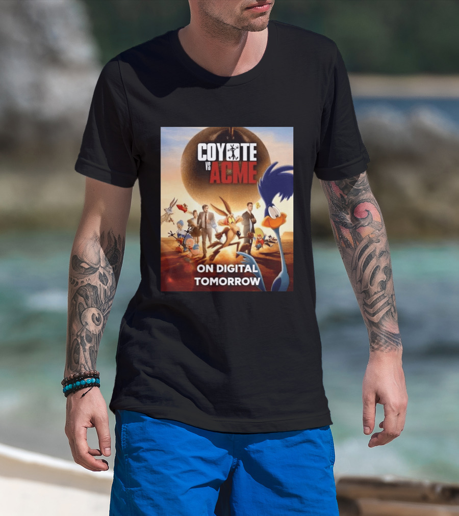 Coyote Vs Acme Digital Release Featuring Iconic Looney Tunes Characters T-Shirt